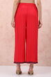 Red LIVA Palazzo Pants image number 4