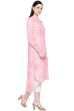 Pink Viscose Asymmetric Kurta image number 3