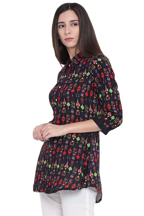 Black Rayon Indie Top image number 2