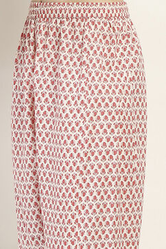 Red Cotton Straight SET image number 2