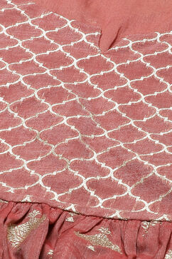 Onion Pink Art Silk Sharara Set image number 1