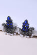 Blue Metal Brass Earring image number 1