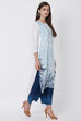 White Viscose Rayon Straight Kurta image number 3