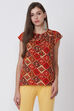 Rust Viscose Top image number 0