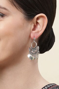 Silver Alloy Earrings image number 1