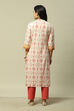 Green LIVA Straight Printed Kurta image number 3