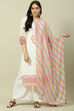 Multicolor Cotton Blend Woven Dupatta image number 0