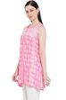 Pink Viscose A-Line Indie Top image number 2