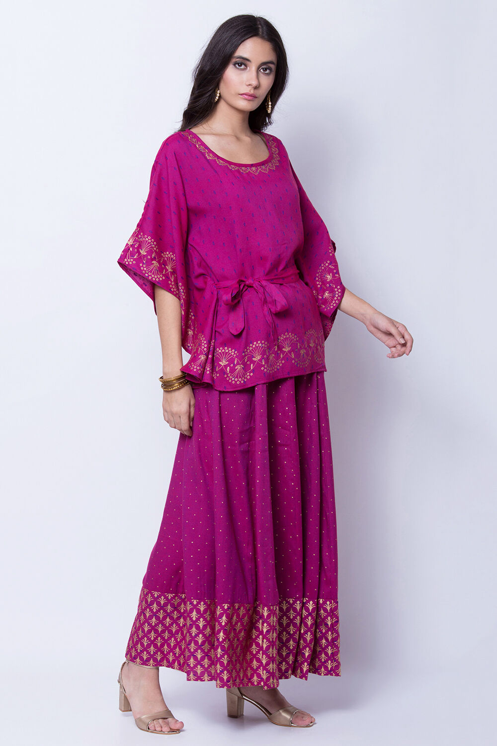 Purple Poly Cotton Skirt image number 2