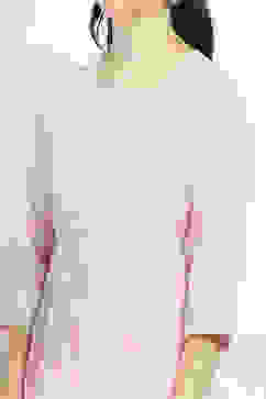 Pink Printed Kalidar Kurta image number 1