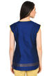 Indigo Straight Polyester Indie Top image number 3