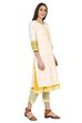White Straight Cotton Kurta image number 2