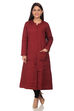 Black A Line Viscose Jacket image number 0