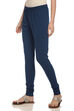 Indigo Cotton Leggings image number 1