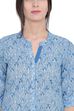 Light-Blue Cambric Indie Top image number 1