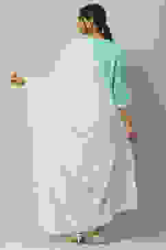 White Polyester Dupatta image number 2