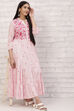 Mustard Tired Dress Printed Dress image number 5
