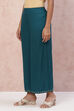 Dark Green Viscose Rayon Palazzo Pants image number 1