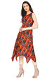 Red A-Line Modal Kurta image number 3
