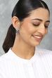 Light Blue Brass Jhumka image number 3