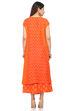 Coral Viscose A-Line Kurta image number 4