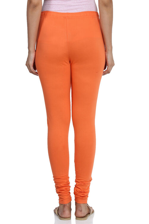 Coral Cotton Leggings image number 4