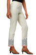 Beige Cotton Straight Pants image number 1