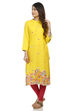 Yellow Straight Viscose Rayon Kurta image number 2