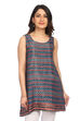 Rust Flared Viscose Indie Top image number 4