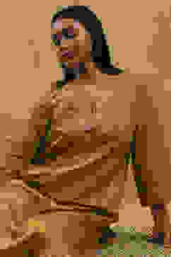 Yellow Viscose Blend Printed Straight Kurta image number 7