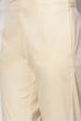 White Poly Cotton Slim Pant image number 1