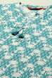 Sea Blue Rayon Staight Kurta image number 1