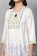 White Rayon Kalidar Tops image number 1