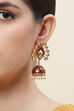 Red Brass Earrings image number 1