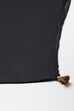 Black Viscose Rayon Straight Suit Set image number 8