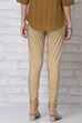 Gold Cotton Churidar image number 4