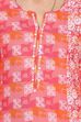 Pink Straight Rayon Kurta image number 4