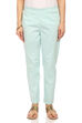 Blue Cotton Slim Pants image number 0