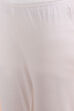 Off White Cotton Leggings image number 2