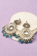 Green Oxidised Alloy Earrings image number 2