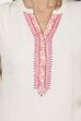 White Straight Viscose Rayon Indie Top image number 5