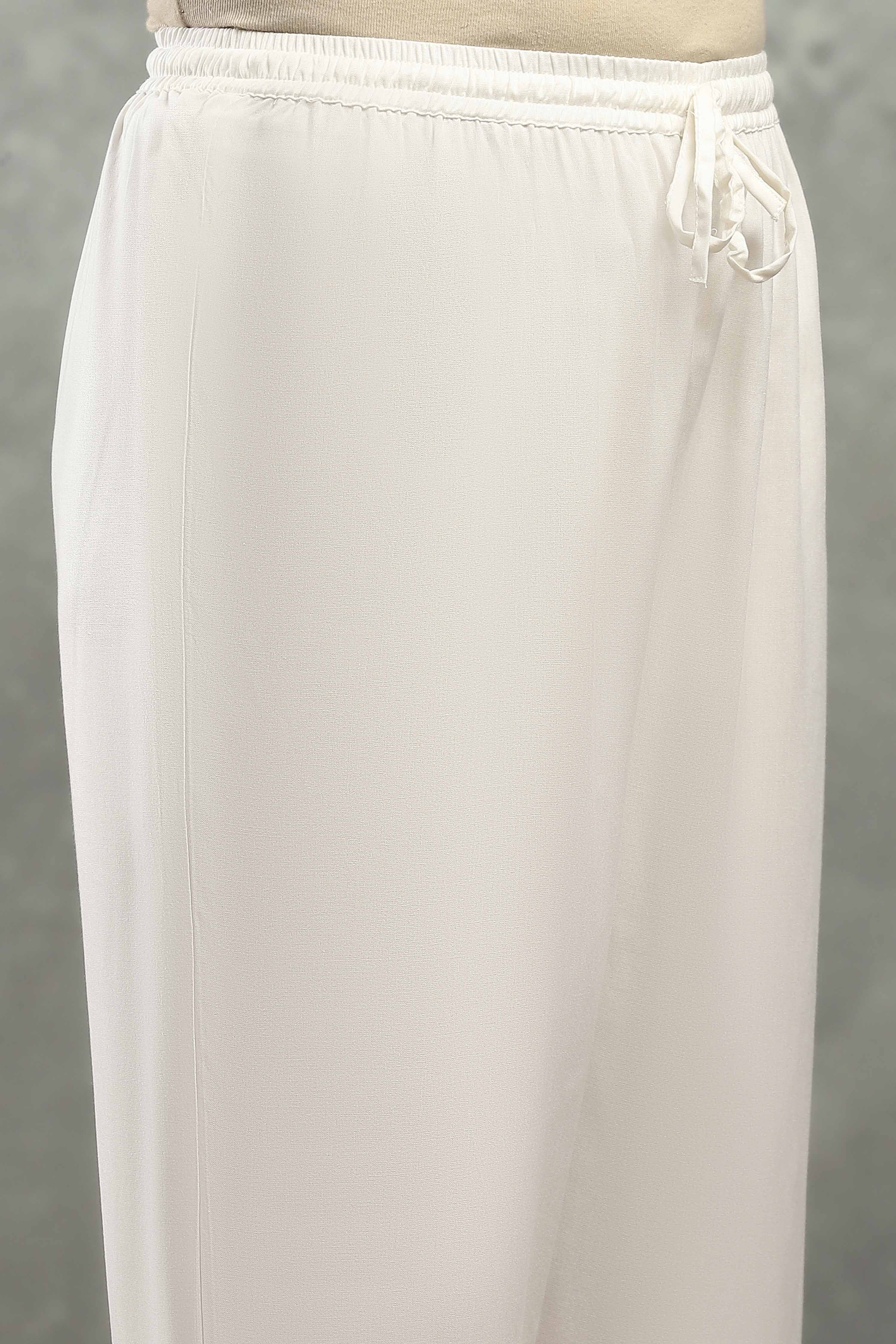 Blue Viscose Straight Kurta Pants Set image number 2