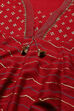 Red LIVA Tiered Printed Dress image number 1