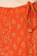 Orange Cotton Skirt image number 5