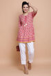 Pink Viscose Rayon Short Top image number 4
