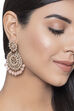 Pink Metal Brass Earring image number 1