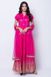 Pink Viscose Suit Set image number 0