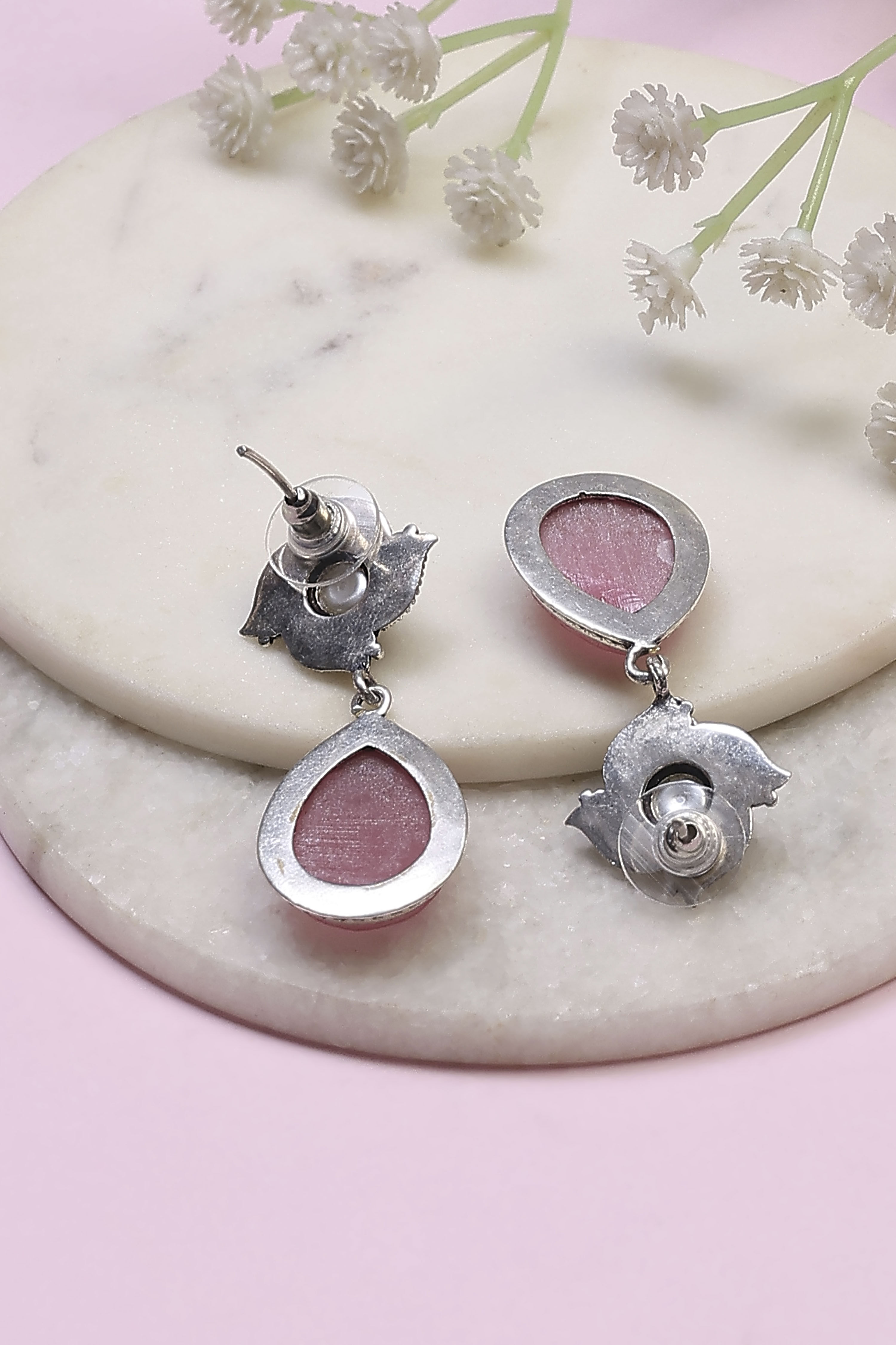 Light Pink Brass Drop & Danglers image number 2