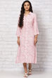 Pink LIVA A Line Dress image number 0