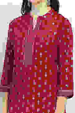 Pink Viscose Straight SET image number 1